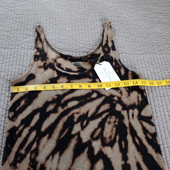 Handmade tie dye ribbed knit tank top by Hue Revival - Picture 8 of 9